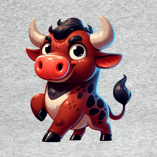 Cute Bull by Dmytro